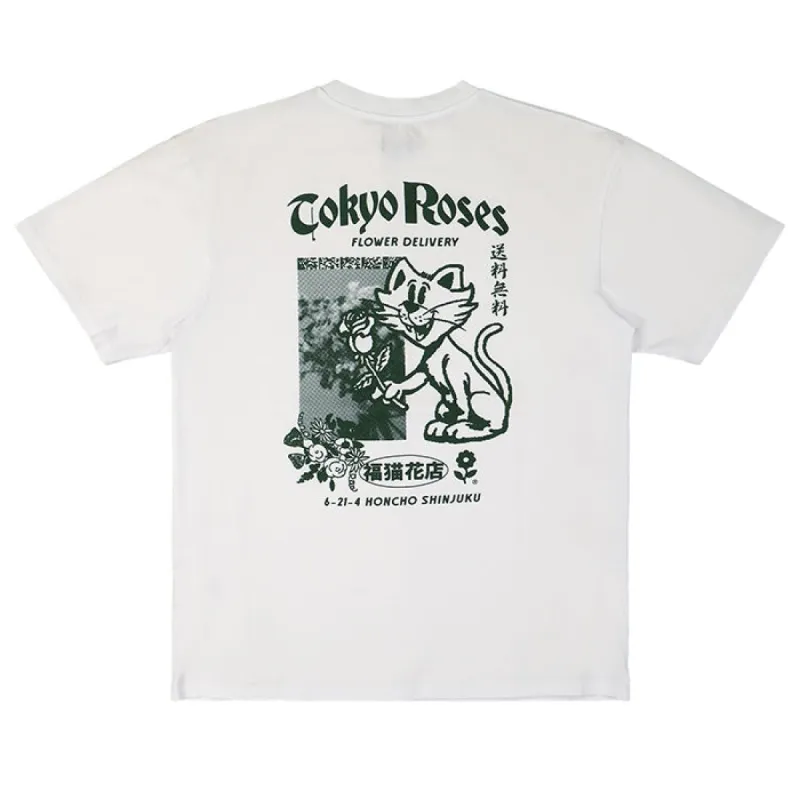 Edwin Tokyo Roses T Shirt White sold by Kong