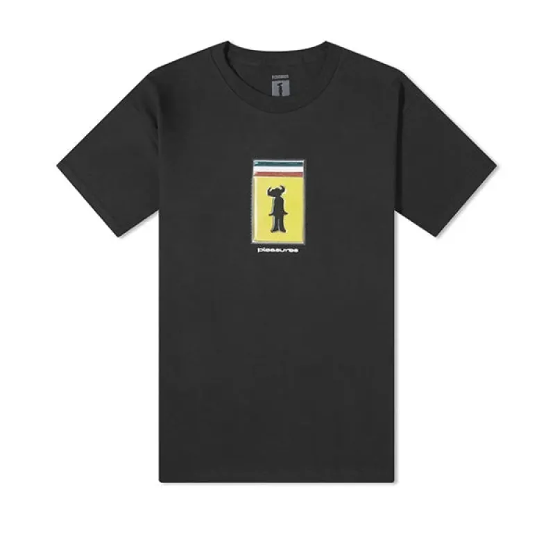 Pleasures Travelling T Shirt Black sold by Kong