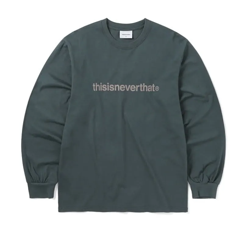 【THISISNEVERTHAT】That Pocket L/S Tee Charcoal thisisneverthat That Pocket Long Sleeve T-shirt / Charcoal