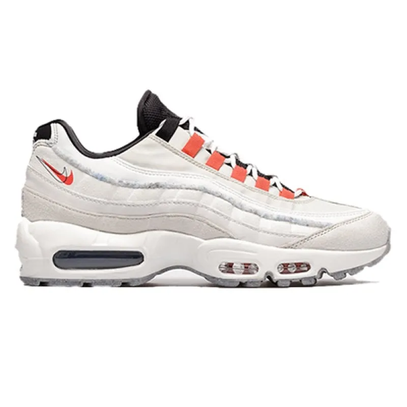 Nike Air Max 95 SE Light Bone Habanero Red sold by Kong
