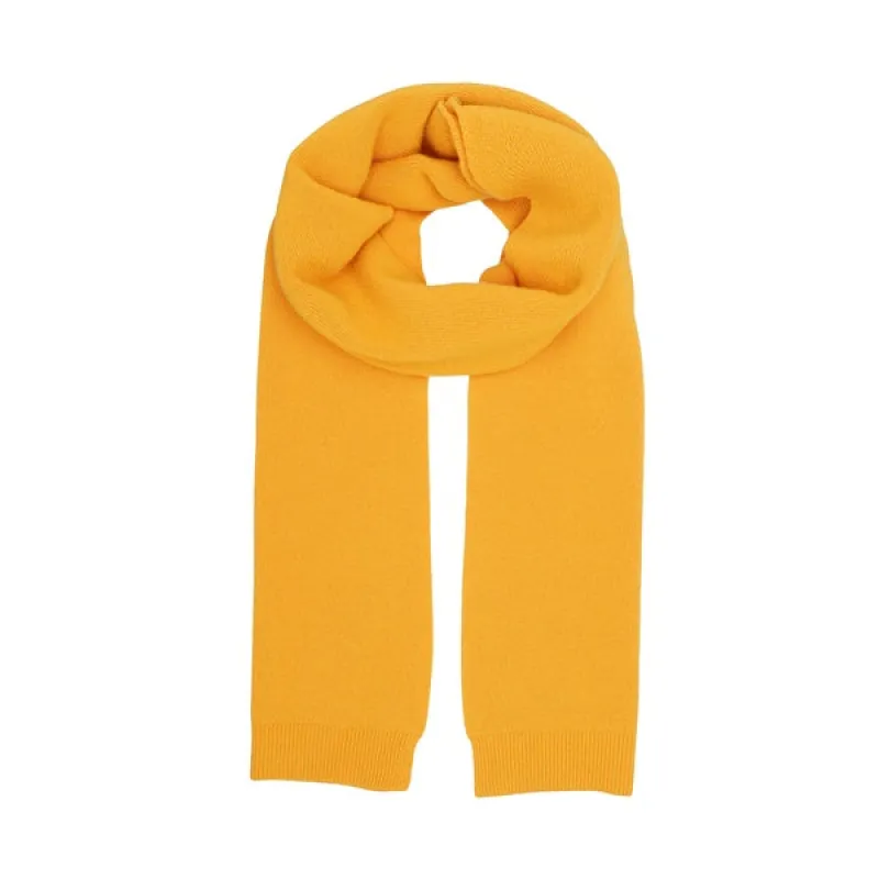 Colorful Standard Merino Wool Scarf Burned Yellow sold by Kong