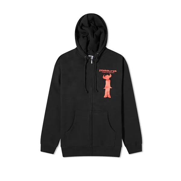 Pleasures High Times Zip Hoodie Black sold by Kong