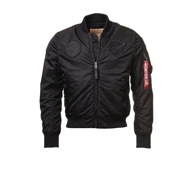 Alpha Industries MA-1 VF NASA All Black sold by Kong