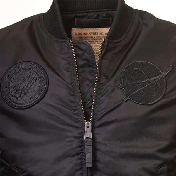 Alpha Industries MA-1 VF NASA All Black sold by Kong product image thumbnail 3