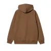 Carhartt WIP Hooded Chase Sweat Tamarind Gold sold by Kong
