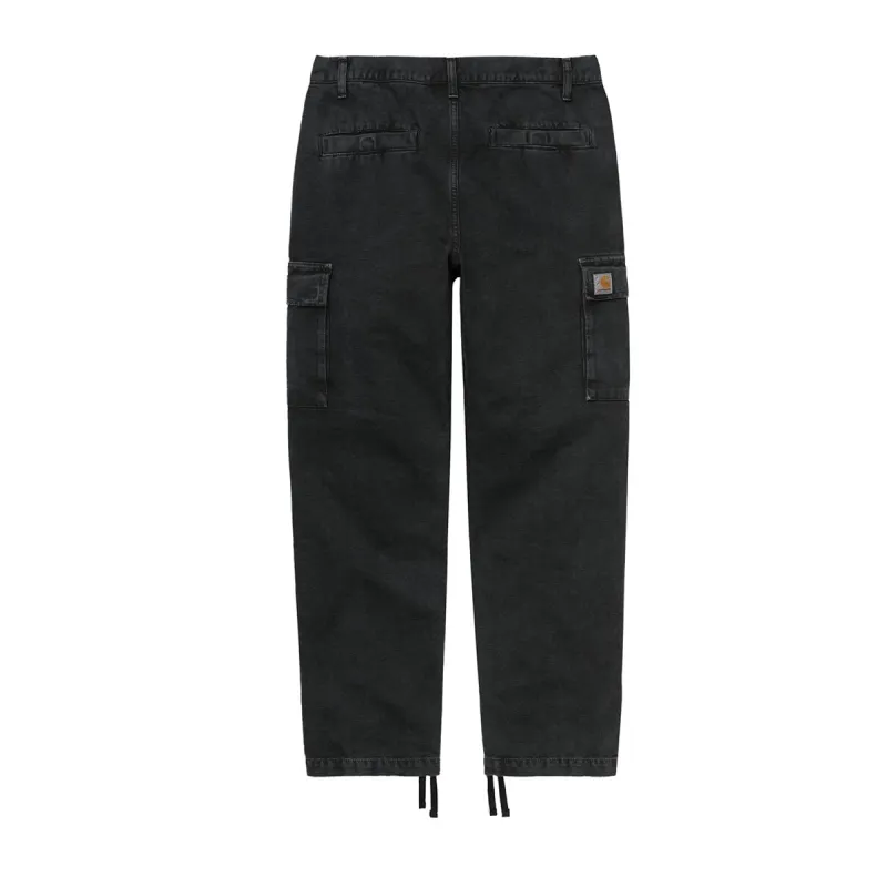 Carhartt WIP Keyto Cargo Pant Black Worn Canvas sold by Kong