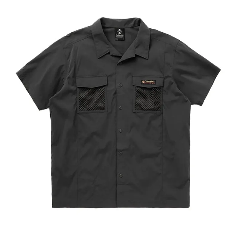Columbia Painted Peak Woven SS Top Shark made by Columbia