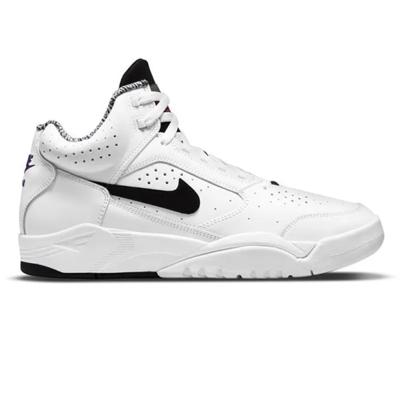 Nike Air Flight Lite Mid White Black sold by Kong