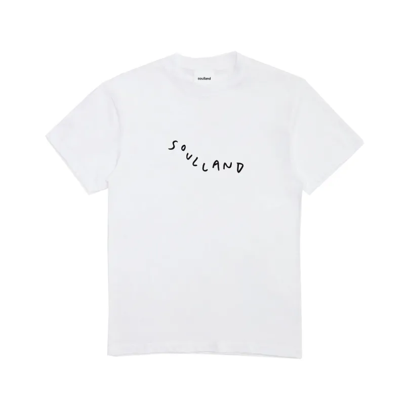 Soulland Marker Logo T-Shirt White sold by Kong