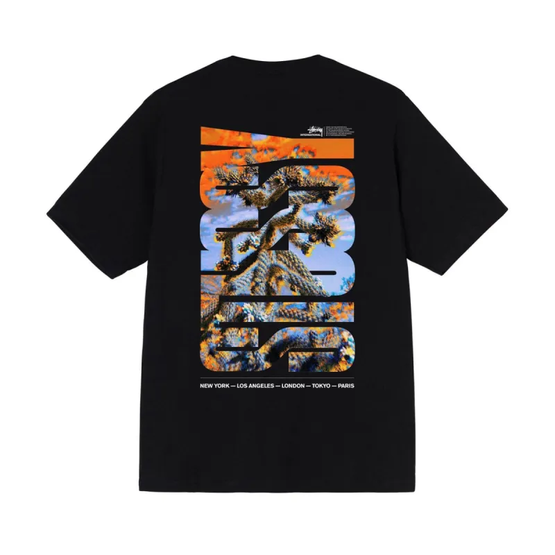 Stussy Desert Sky Tee Black sold by Kong