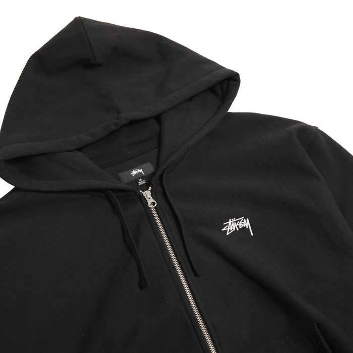 Stussy Stock Logo Zip Hood Black sold by Kong product image thumbnail 2