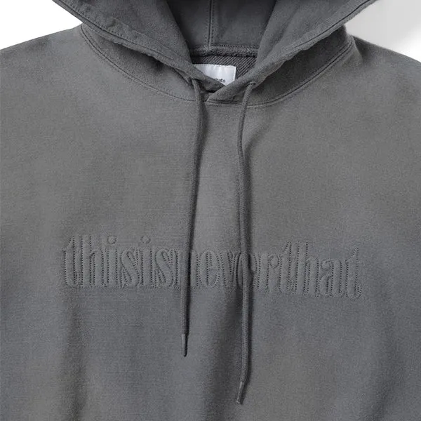 thisisneverthat Faded Embroidery Hoodie Grey sold by Kong product image thumbnail 3