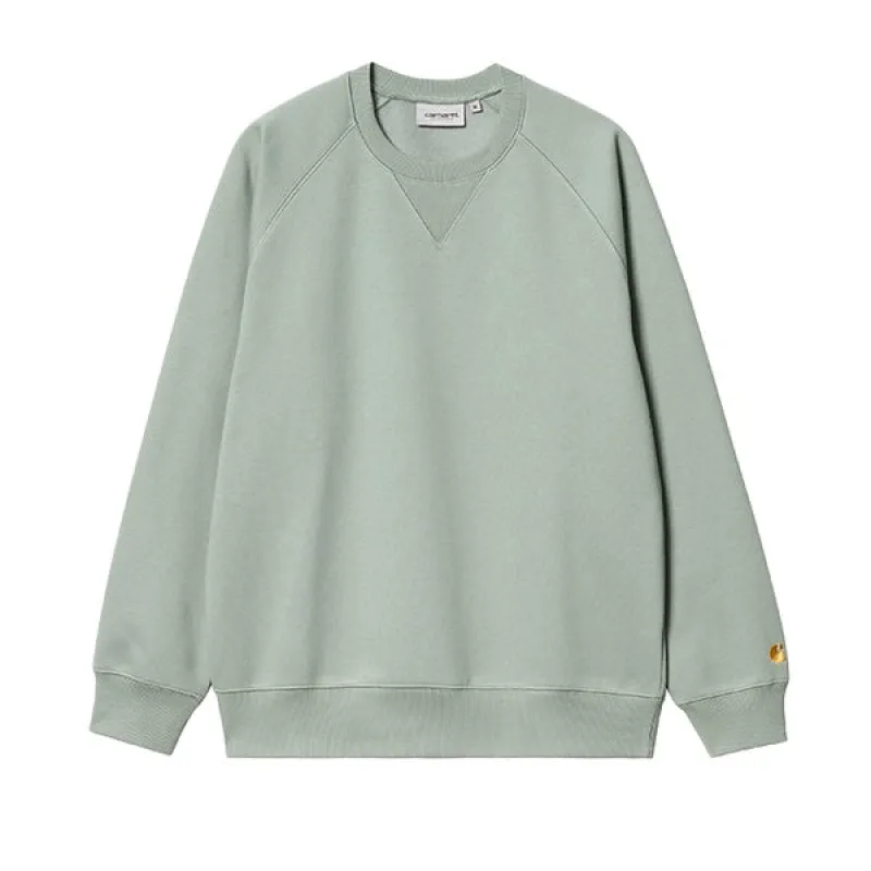 Carhartt WIP Chase Sweat Glassy Teal sold by Kong