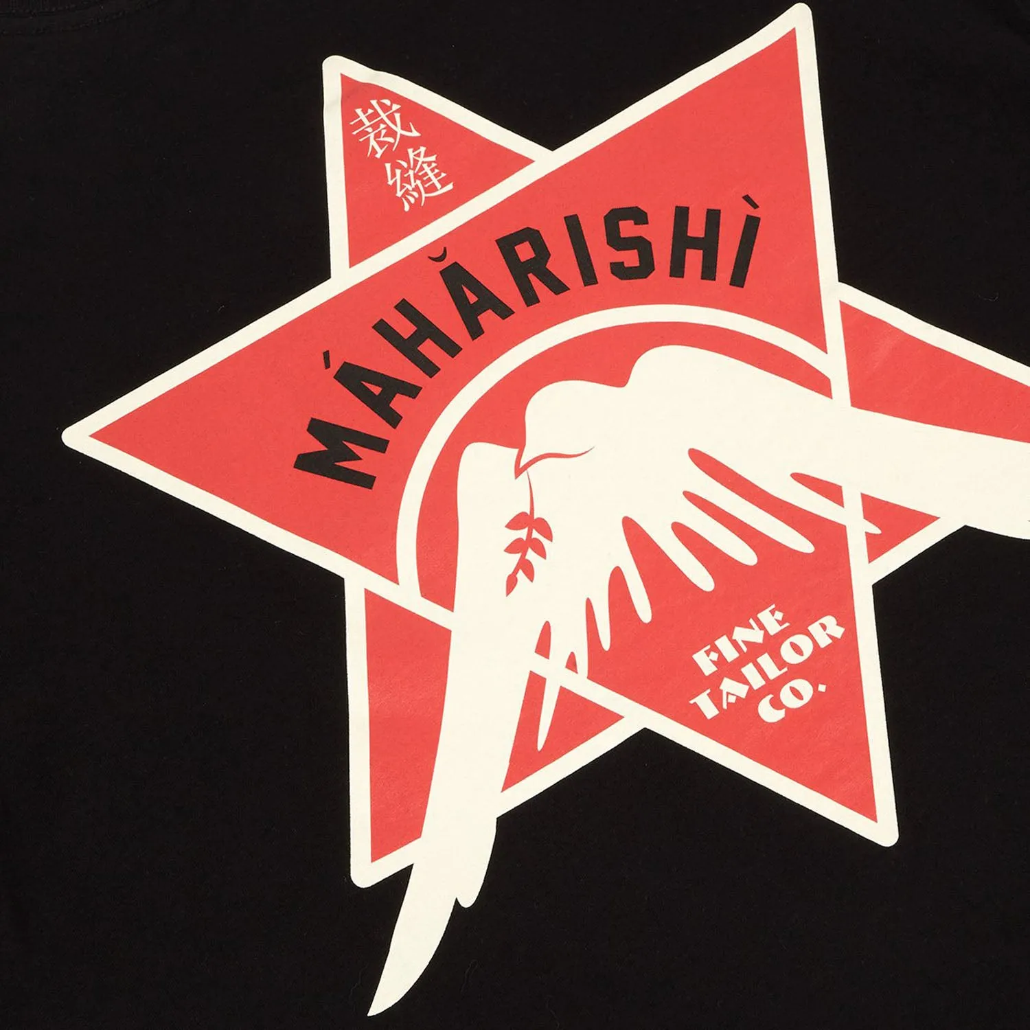 Maharishi Fine Tailor T-Shirt Organic Jersey 190 Black sold by Kong product image thumbnail 2
