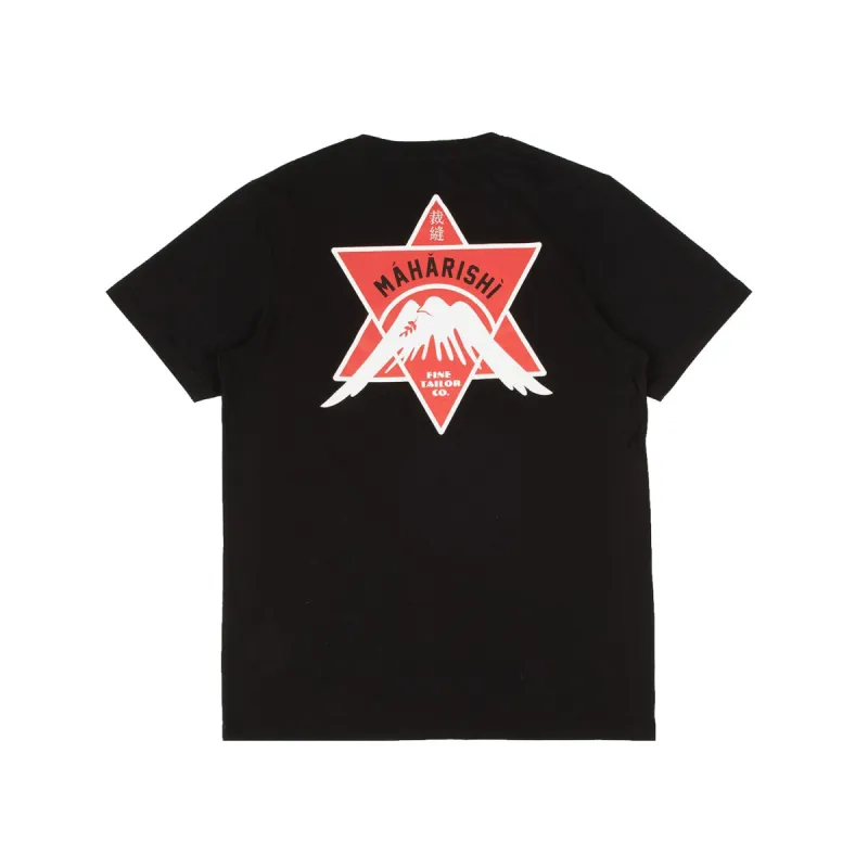 Maharishi Fine Tailor T-Shirt Organic Jersey 190 Black sold by Kong