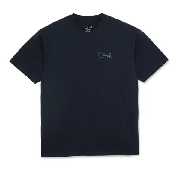 Polar Stroke Logo Tee Navy Blue sold by Kong