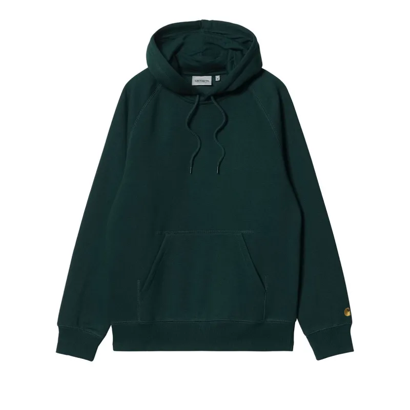 Carhartt WIP Hooded Chase Sweat Frasier Gold sold by Kong