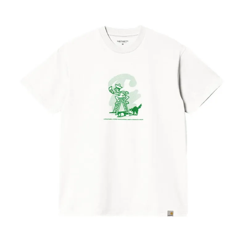 Carhartt WIP SS Lucky Painter T Shirt White Bonsai sold by Kong