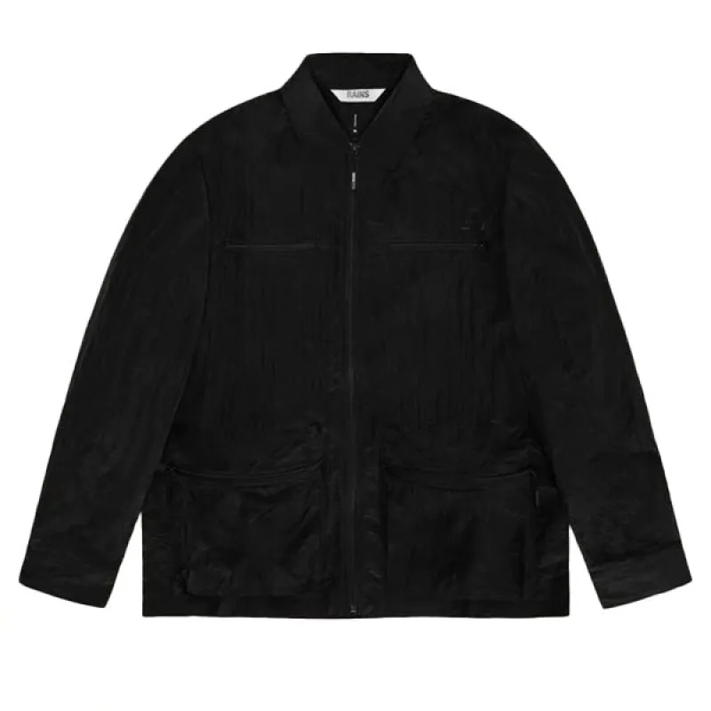 Rains Kano Overshirt Black sold by Kong