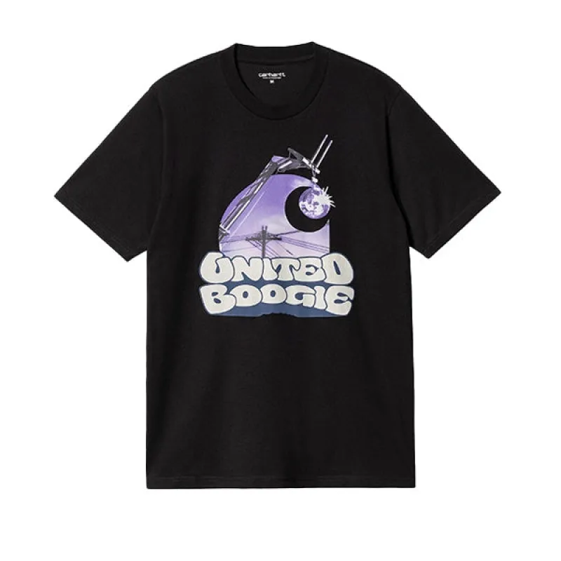 Carhartt WIP SS United T shirt Black sold by Kong
