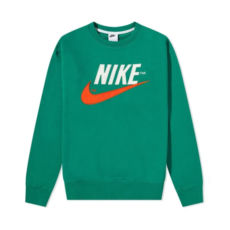 Nike Sportswear French Terry Crew Green sold by Kong