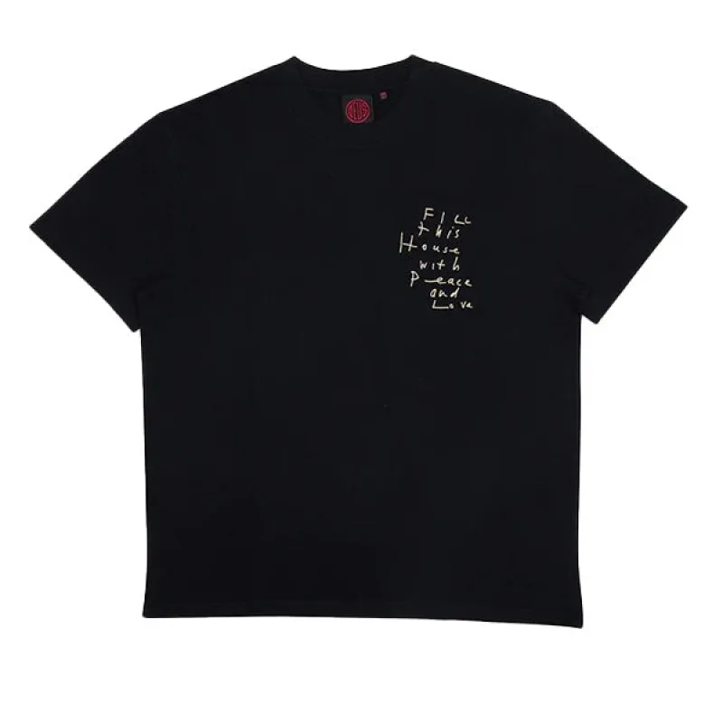 Deus Old House T Shirt Black sold by Kong