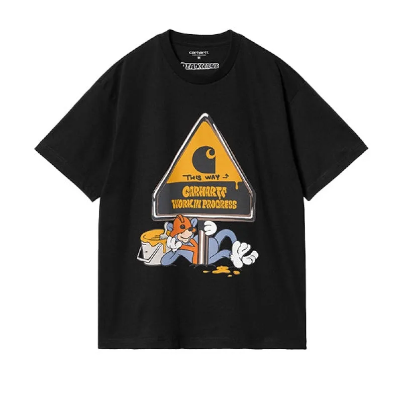 Carhartt WIP SS Deadkebab Workin T-Shirt Black sold by Kong