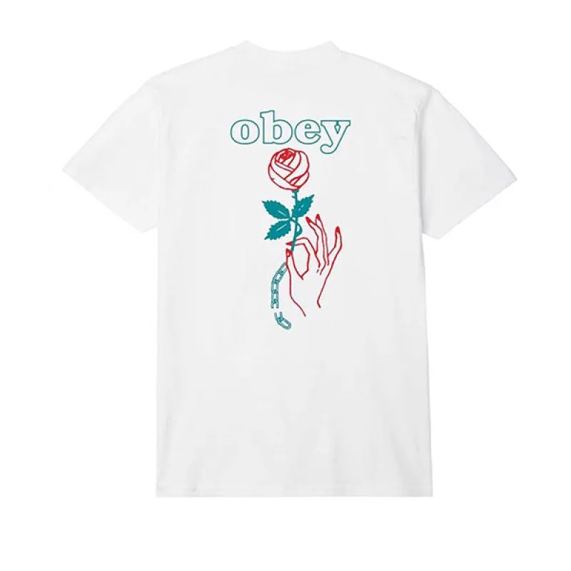 Obey Spring Forth T Shirt White sold by Kong