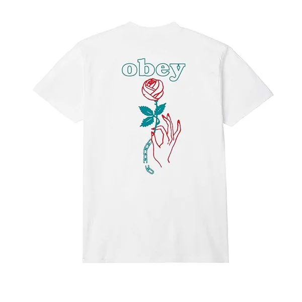 Obey Spring Forth T Shirt White sold by Kong