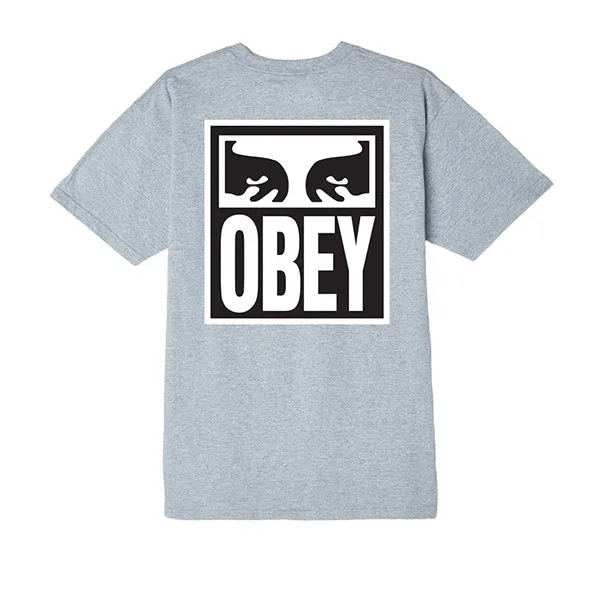 Obey Eyes Icon 2 T Shirt Heather Grey sold by Kong