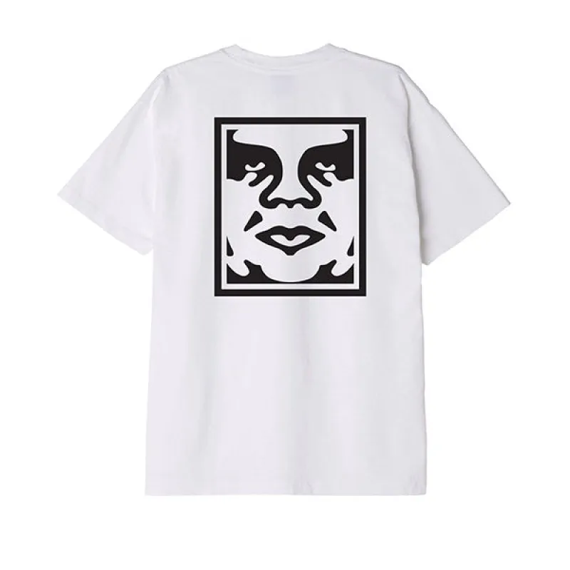 Obey Bold Icon Heavyweight T Shirt White sold by Kong