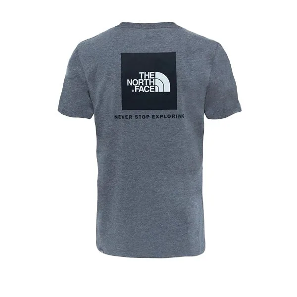 The North Face SS Redbox NSE T Shirt TNF Medium Grey Heather sold by Kong