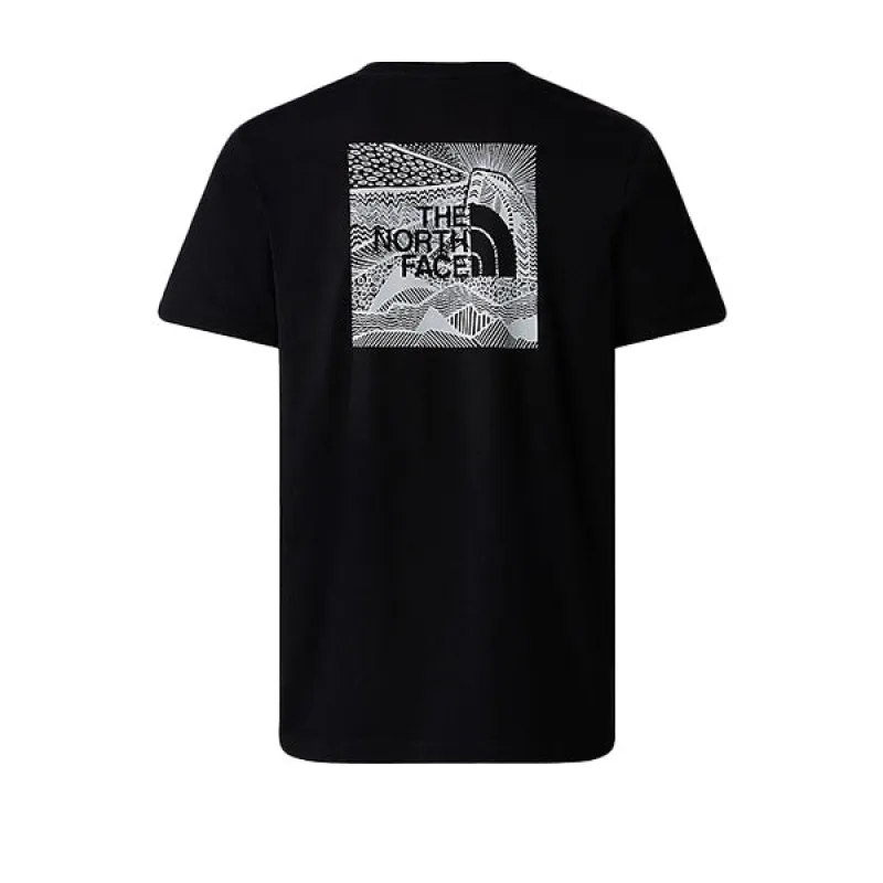 The North Face SS Box NSE Celebration T Shirt TNF Black sold by Kong