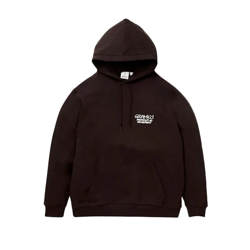 Gramicci Napping Climber Hooded Sweatshirt Dark Brown sold by Kong