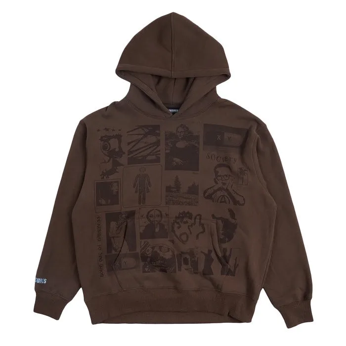 Pleasures Choices Hoodie Brown Parallel