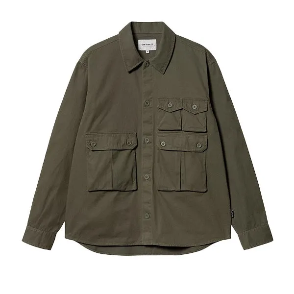 Carhartt WIP LS Tracker Shirt Office Green sold by Kong