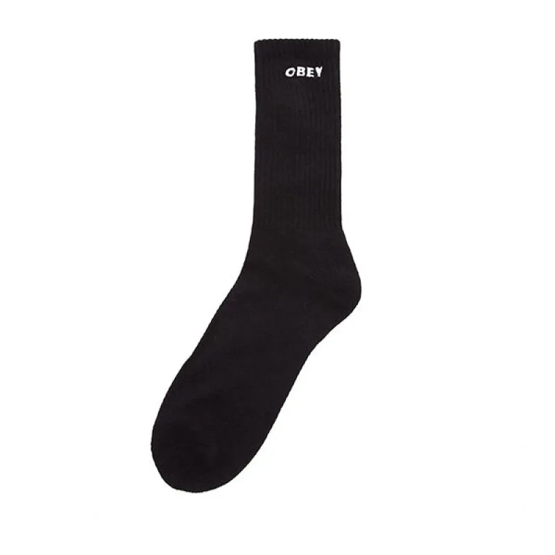 Obey Bold Socks Black sold by Kong