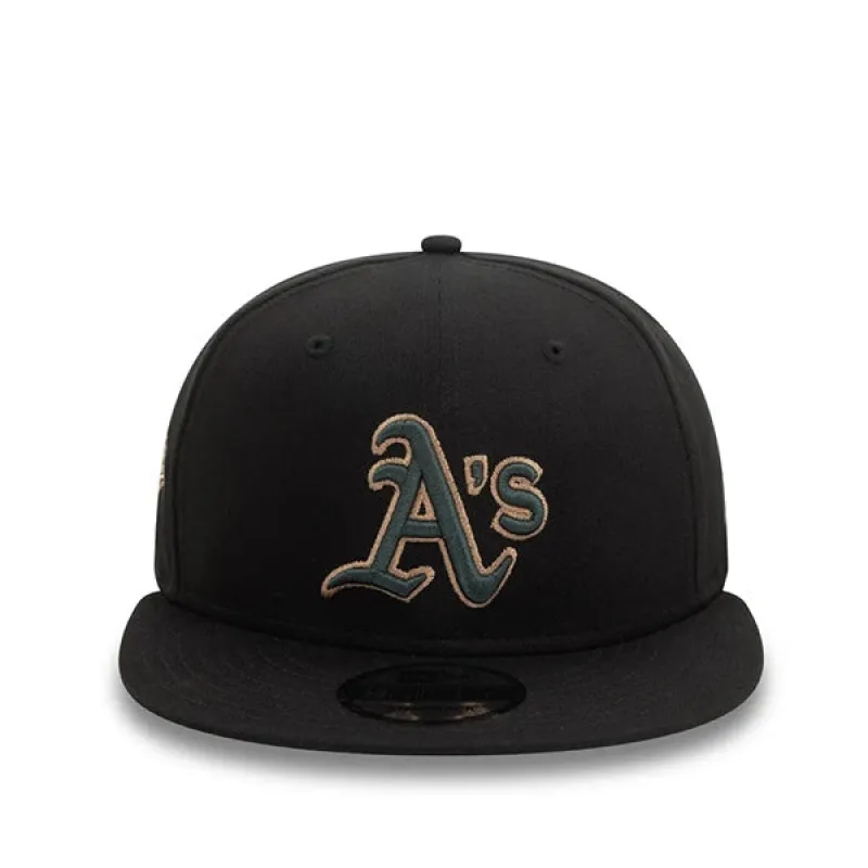New Era Oakland Athletics Seasonal World Series Black 9FIFTY Snapback Cap sold by Kong