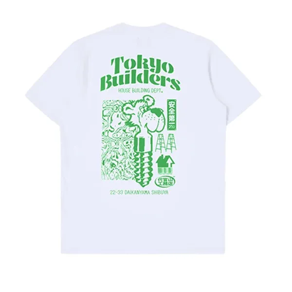Edwin Tokyo Builders T shirt White sold by Kong
