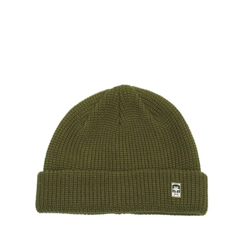 Obey Micro Beanie Moss Green sold by Kong