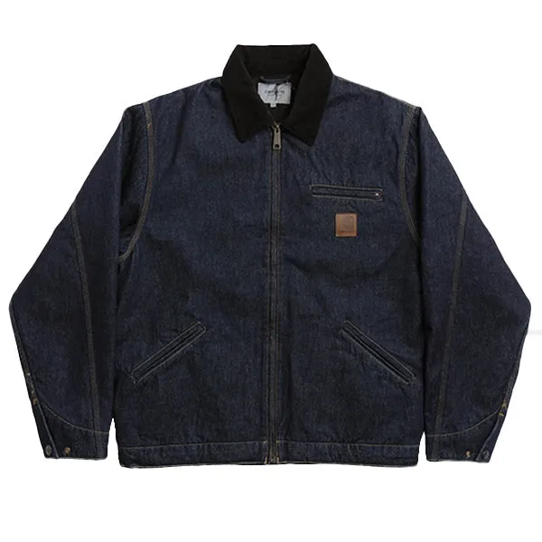 Carhartt WIP OG Detroit Jacket Blue Black Rinsed sold by Kong
