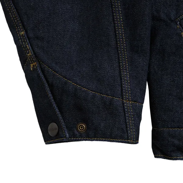 Carhartt WIP OG Detroit Jacket Blue Black Rinsed sold by Kong product image thumbnail 4