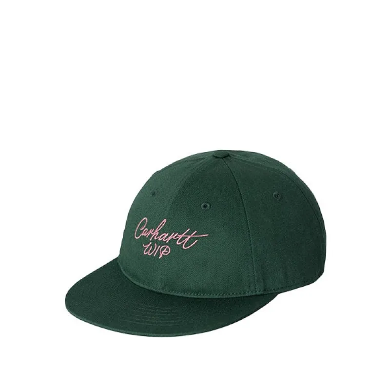 Carhartt WIP Signature Cap Sycamore Tree Dusty Rose sold by Kong