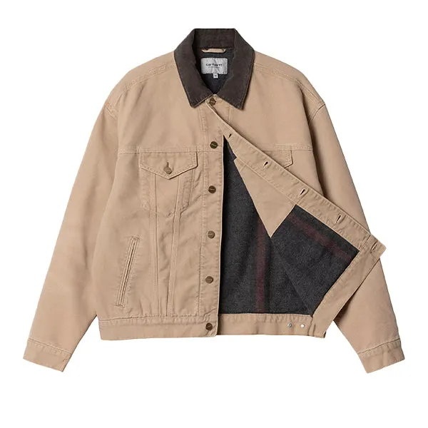 Carhartt WIP Dayton Trucker Jacket Dusty Hamilton Brown Tobacco Stone Canvas sold by Kong product image thumbnail 3