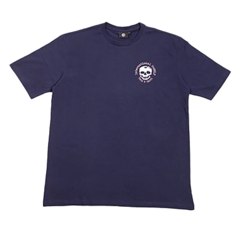 Kong International Skull Tros X Troti T shirt Navy sold by Kong