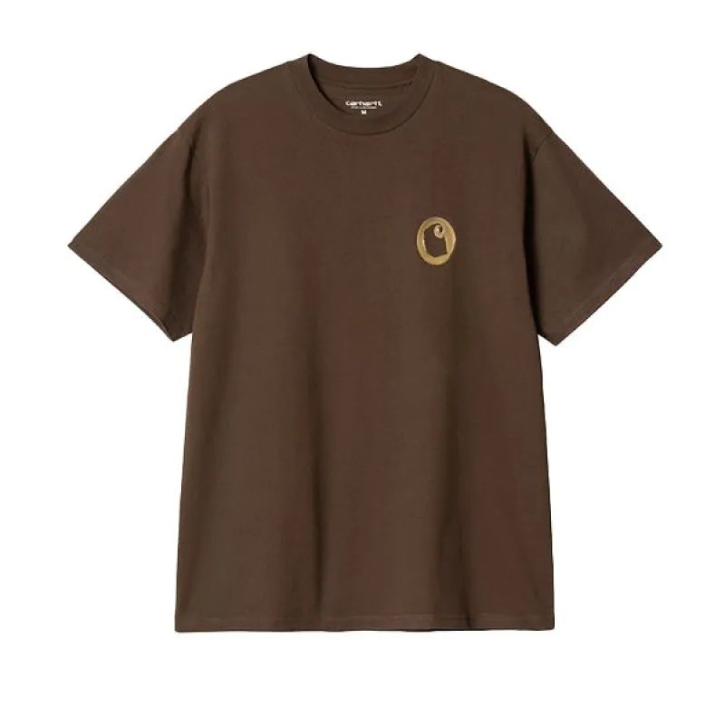 Carhartt WIP S/S Linked Charms T-Shirt Liberica Gold sold by Kong