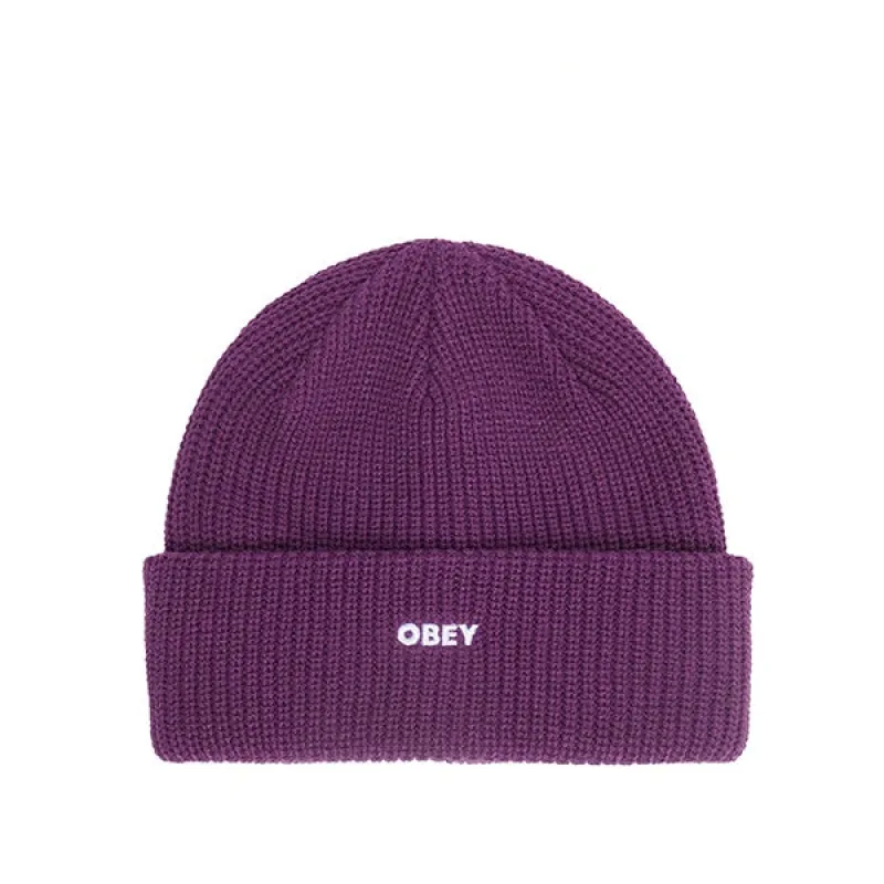 Obey Future Beanie Wine Berry made by Obey