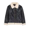 Alpha Industries B3 FL Jacket Black White sold by Kong