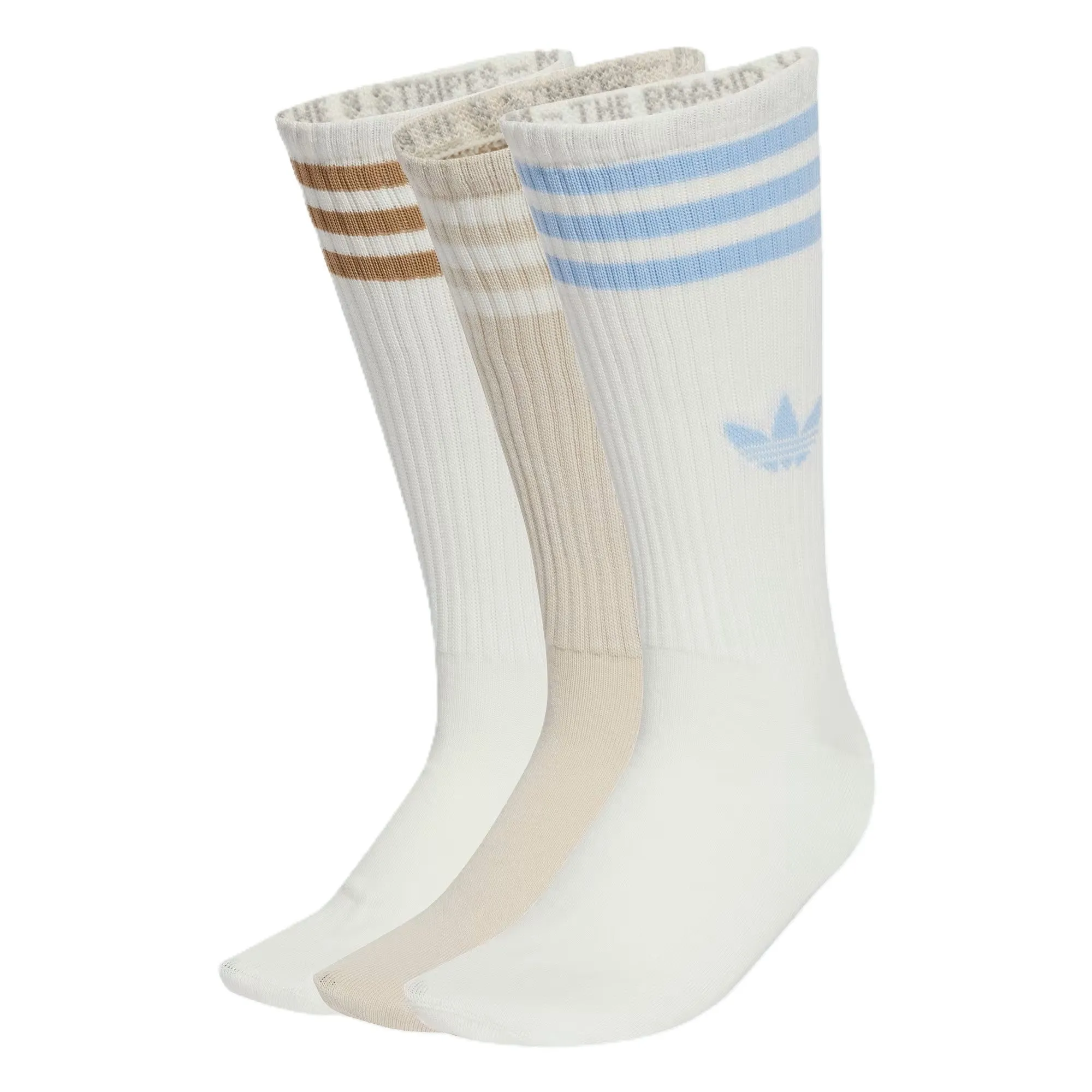 Adidas 3-Stripes High Crew Socks 3 Pairs sold by Kong