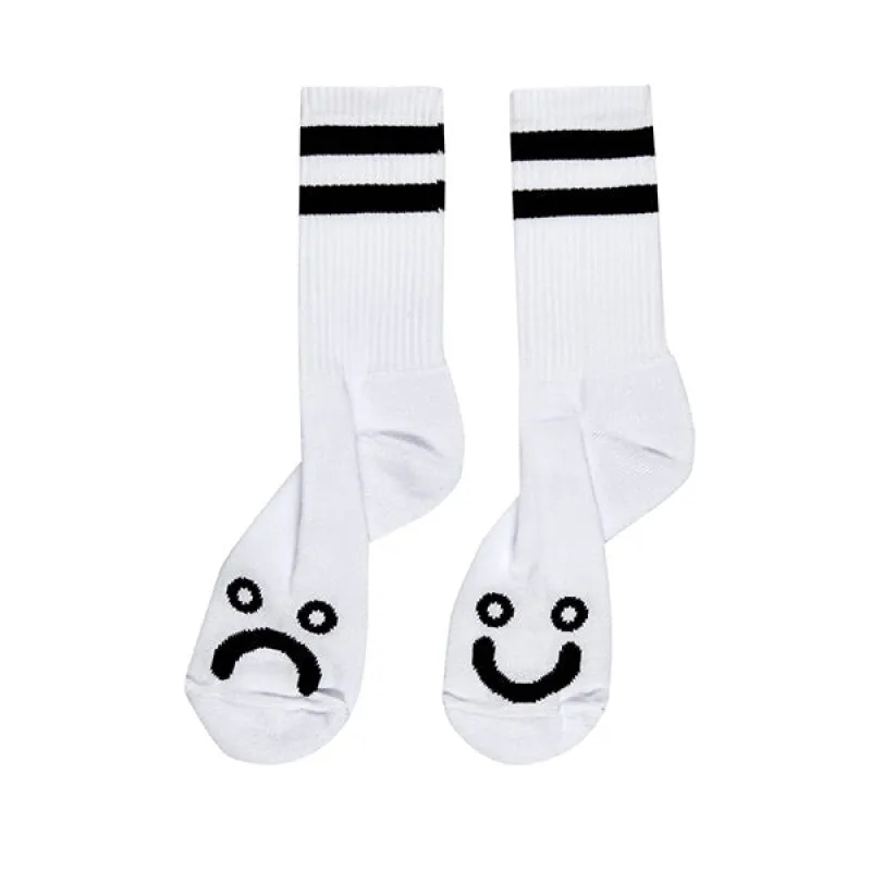 Polar Happy Sad Socks White sold by Kong